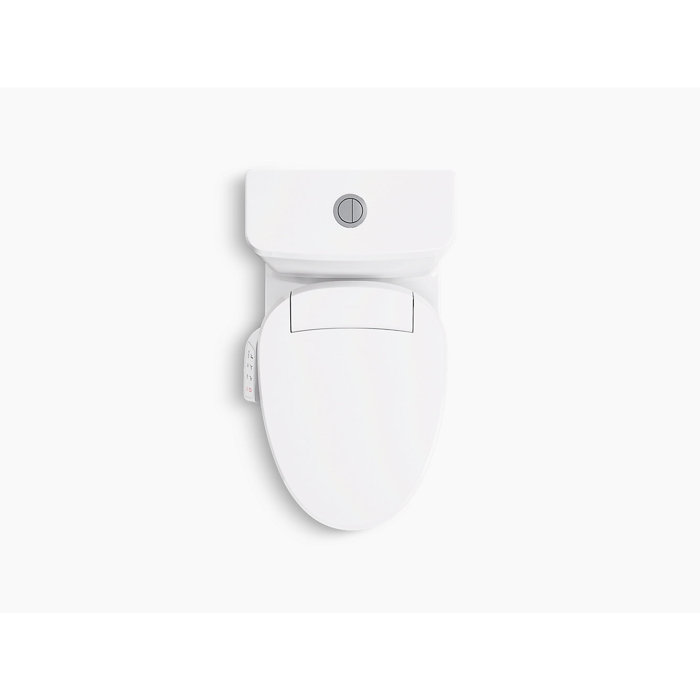 Kohler Veil™ OnePiece Elongated DualFlush Toilet with Skirted Trapway